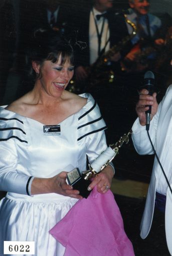 Rosemary Rudman, Secretary of the Manawatū Jazz Club. - Resource cover image