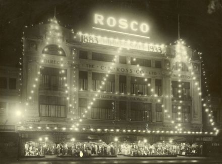 C M Ross Co Ltd lit up for its 50th jubilee