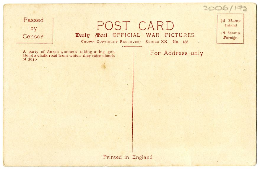 Anzacs in France: Bring up a gun 2