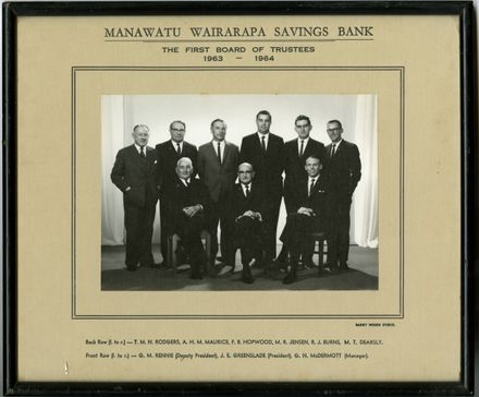 First Board of Trustees – Manawatu Wairarapa Savings Bank