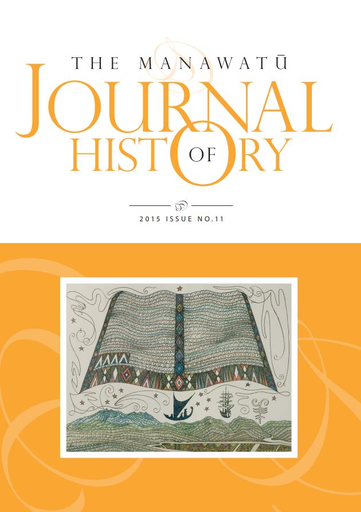 The Manawatū Journal of History: Issue 11