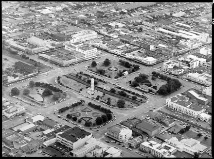 Aerial of The Square, Palmerston North - Resource cover image