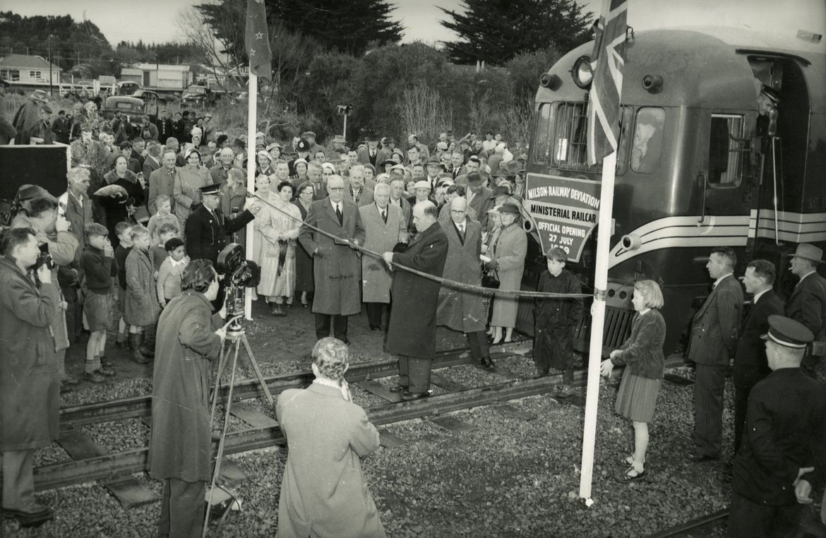 Offical opening of the Milson Railway Deviation, Longburn