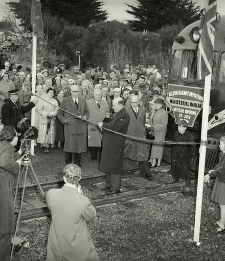Offical opening of the Milson Railway Deviation, Longburn