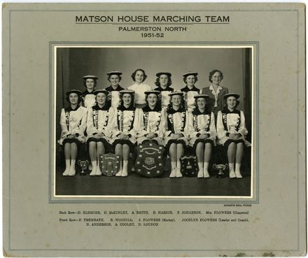 Matson House Marching Team, 1951-1952