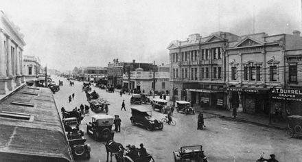 Looking up Rangitikei Street from The Square