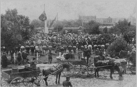 Unveiling of Te Peeti Statue, The Square