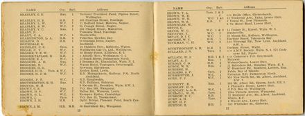 Wellington Infantry Regiment 1914-1918 booklet - 8