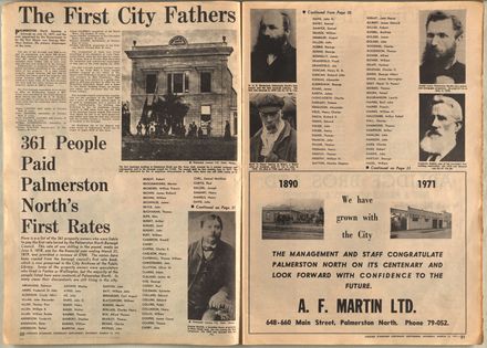 Birth of Palmerston North p11