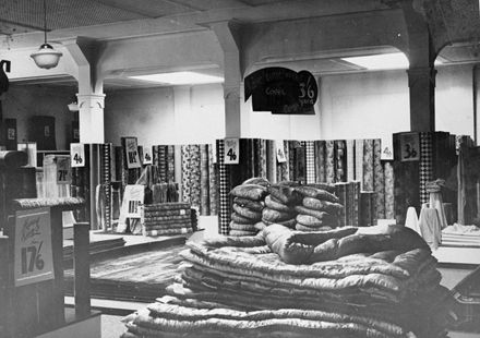 Interior of Garners department store, Broadway