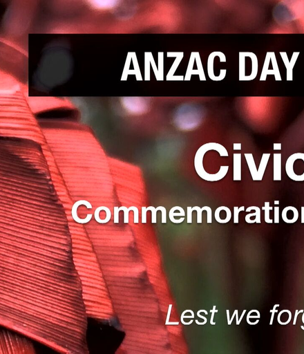 ANZAC Day Civic Service
