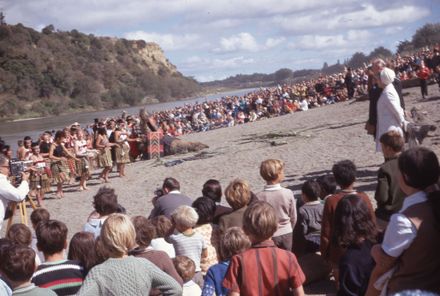 Re-enactment of Settlers Arriving in Palmerston North