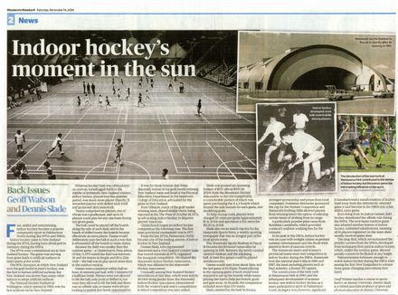 Back Issues:  Indoor hockey's moment in the sun