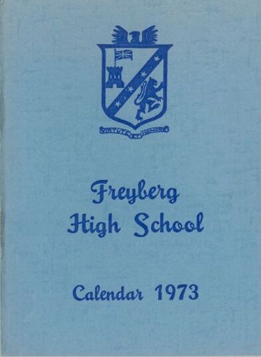 Freyberg High School Calendar, 1973