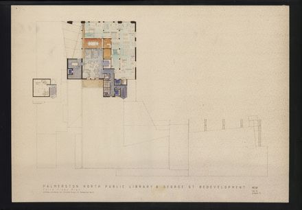 Architectural Plans of the redevelopment of the C M Ross building into the Palmerston North City Library 21