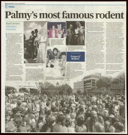 Back Issues: Palmy's most famous rodent