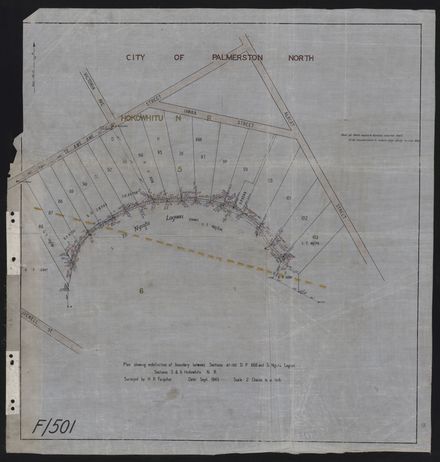 Survey Plans (subdivisions) 1938 - 1951