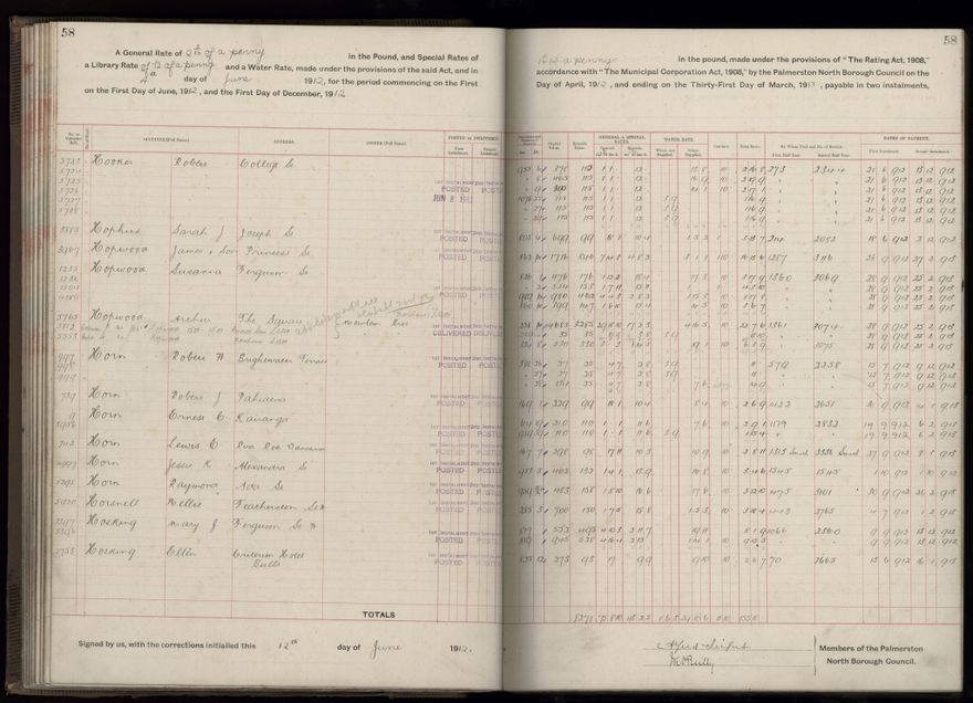 Rate book, 1912-1913 - 2021Pa_PNC2-23-2-V20_034001-0061