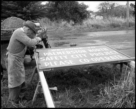 “New Sign Will Greet Visitors to City”