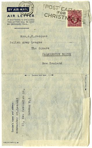 Pollish Army League correspondence