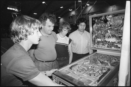 ['Seawitch' Pinball Machine at Telethon 1981]
