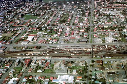 Aerial View of the Railway Yards