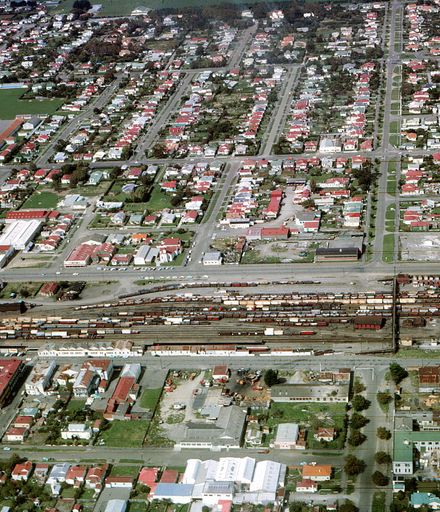 Aerial View of the Railway Yards