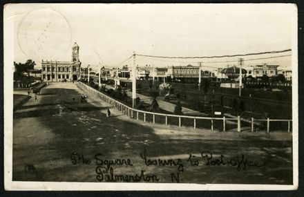 View of The Square looking towards the Post Office