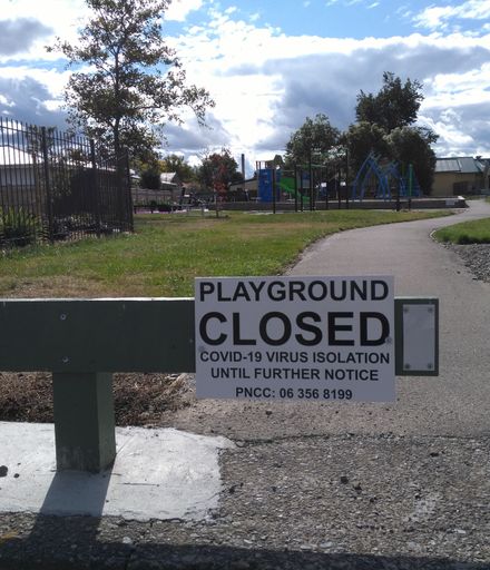 Park closure due to COVID-19 lockdown
