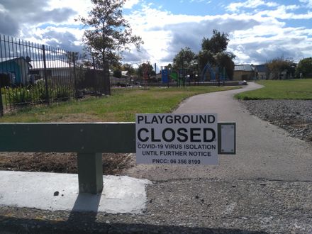 Park closure due to COVID-19 lockdown