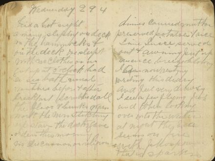 Shipboard diary p23