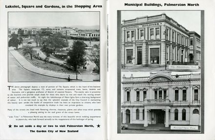 “Palmerston North: A Model Modern City’ promotion publication 3