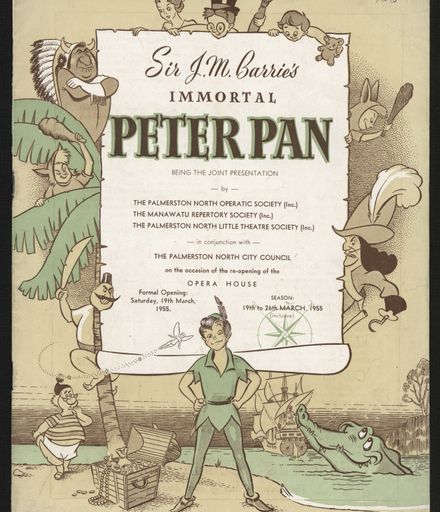 Peter Pan Programme, Palmerston North Opera House1