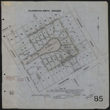 Survey Plans (subdivisions) 1902 - 1939