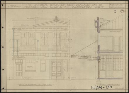Architectural Plans for National Bank of New Zealand, Corner of Cuba Street & Rangitikei Street 3