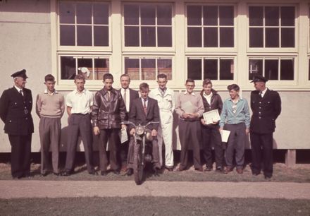 Palmerston North Motorcycle Training School - Class 22 - C. J. Robinson and Keith Stuart - 5th Saturday