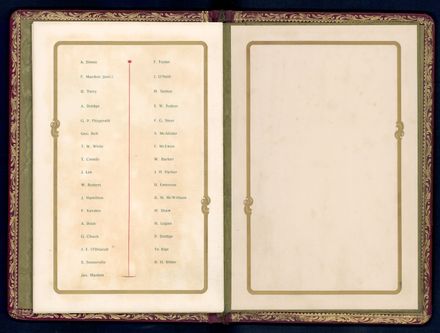 Illuminated Address to James Hallam