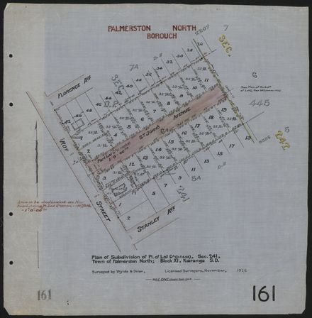 Survey Plans (subdivisions) 1902 - 1939