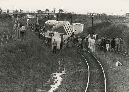 Railcar derailment at Milson