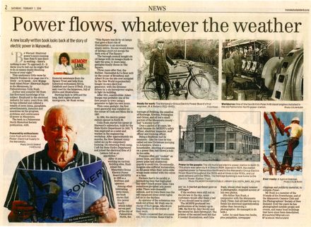 Memory Lane - "Power flows, whatever the weather"