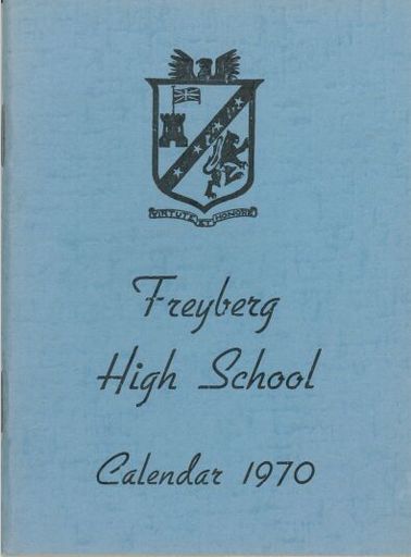 Freyberg High School Calendar, 1970