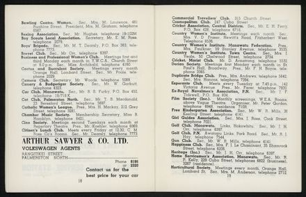 Palmerston North Diary: May 1958 11