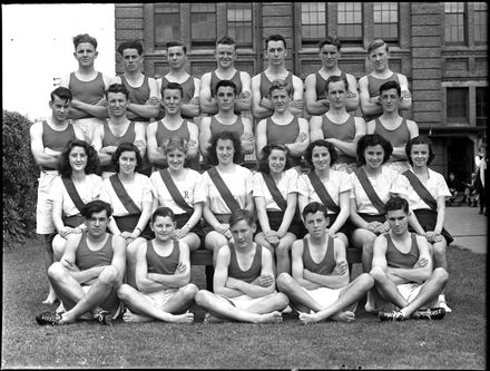 Athletic team, Palmerston North Technical High School