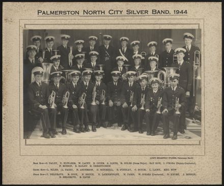 Palmerston North City Silver Band, 1944