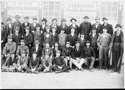Employees of Palmerston North Sash Door and Timber Co Ltd
