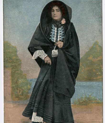 "Maltese Lady" - postcard from Joe Marshall