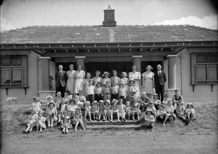 Group of Adults and Children
