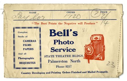 Bell's Photo Service - photography sleeve