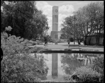 "Clock tower, The Square after construction"