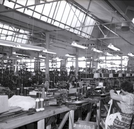 Making Cloth at Jacquard Hosiery Mill